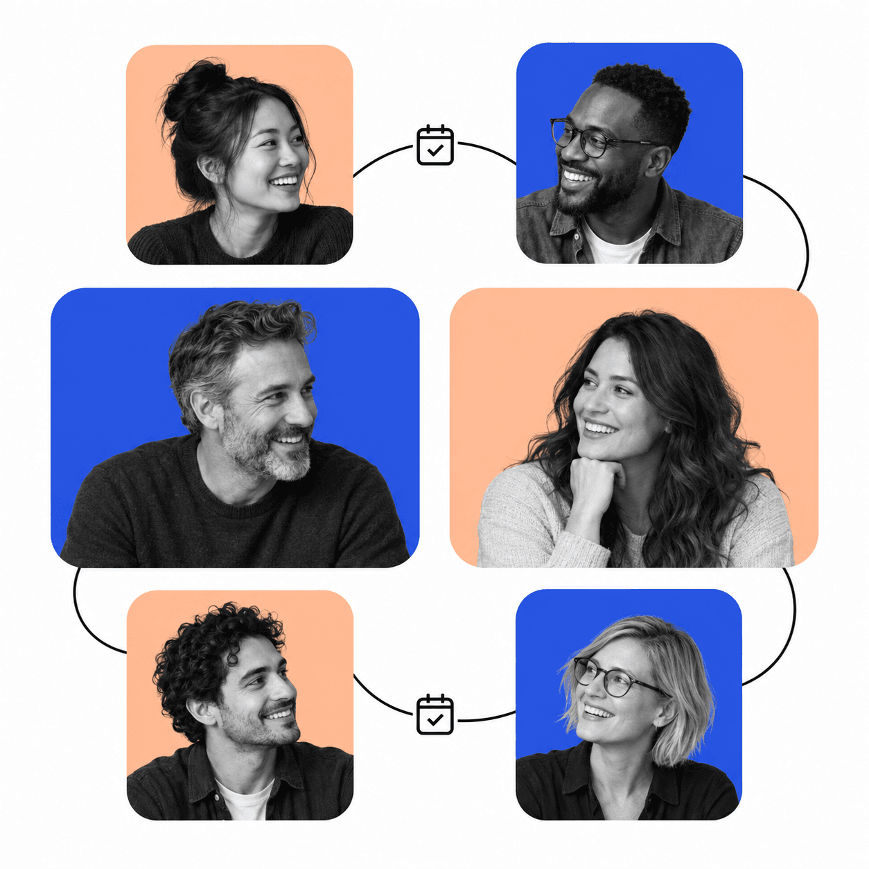 People connecting with Meetsy